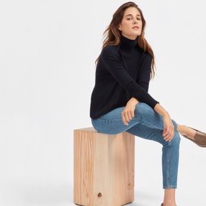 Everlane Lux Wool Turtleneck Black